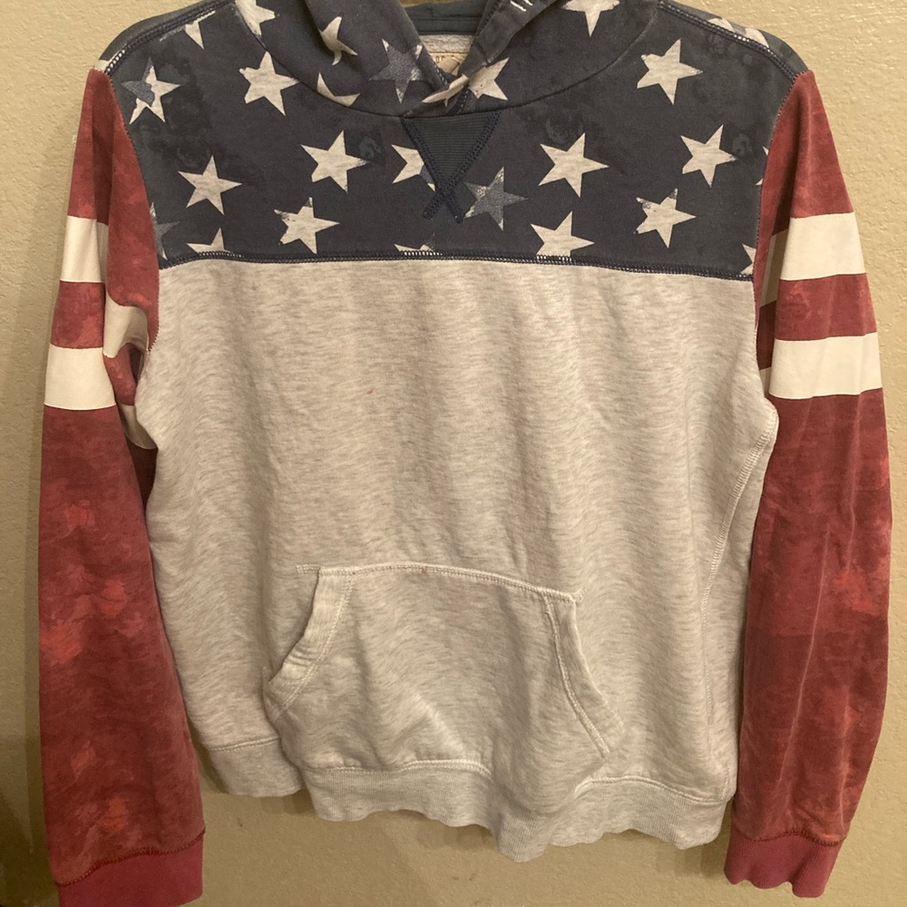 H&M American flag hoodie